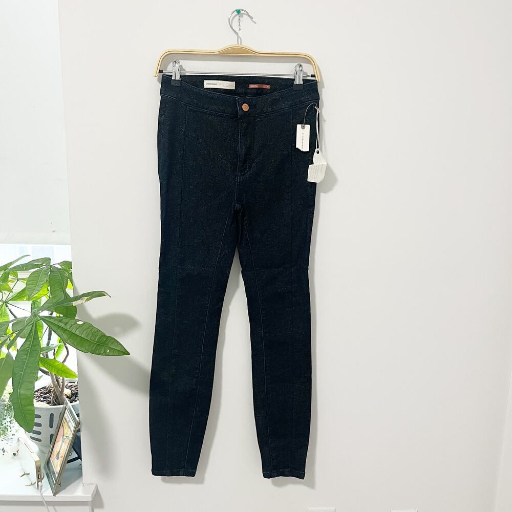 NEW Anthropologie Pilcro Denim Shimmer Leggings Size 26